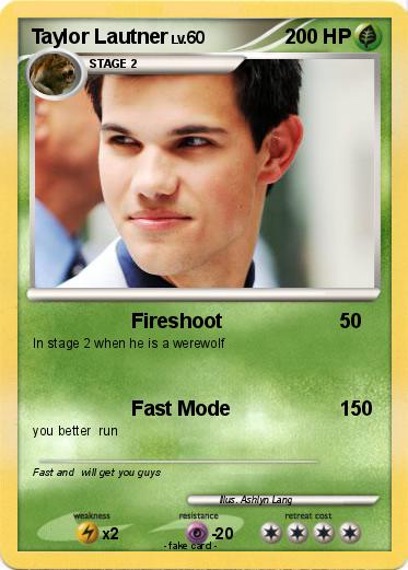 Pokemon Taylor Lautner