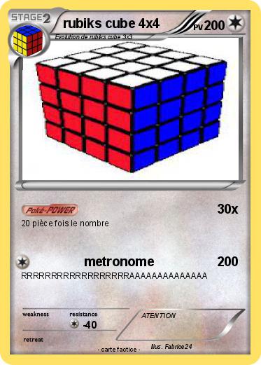 Pokemon rubiks cube 4x4