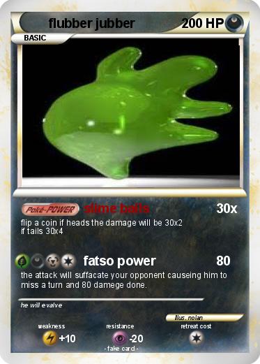 Pokemon flubber jubber