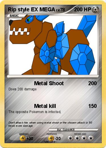 Pokemon Rip style EX MEGA