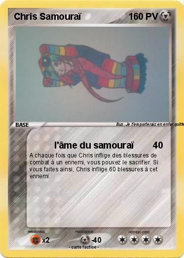 Pokemon Chris Samouraï