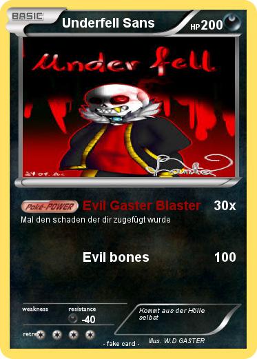 Pokemon Underfell Sans