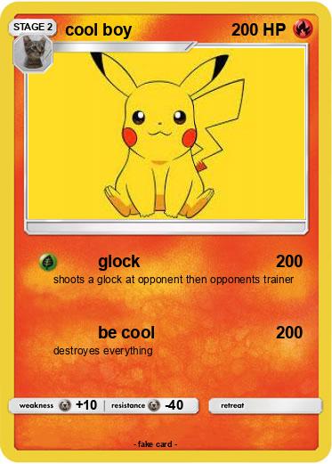 Pokemon cool boy