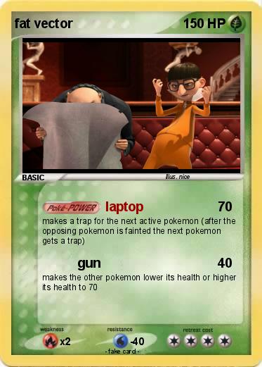 Pokemon fat vector