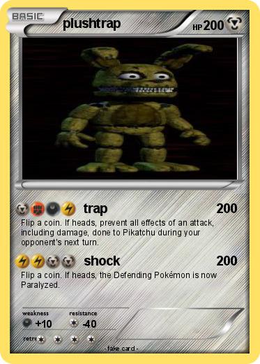 Pokemon plushtrap