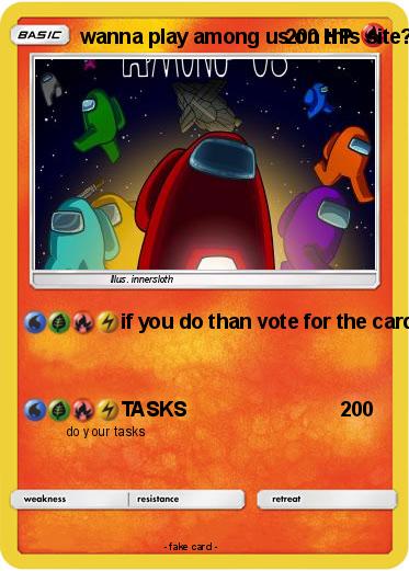 Pokemon wanna play among us on this site?