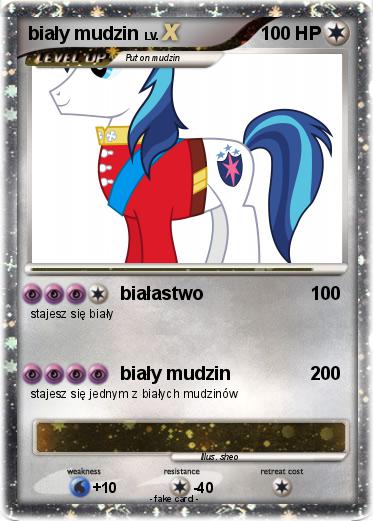 Pokemon biały mudzin