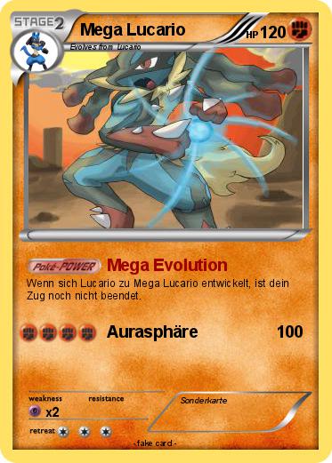 Pokemon Mega Lucario