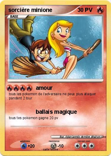Pokemon sorcière minione