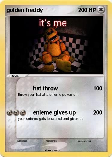 Pokemon golden freddy