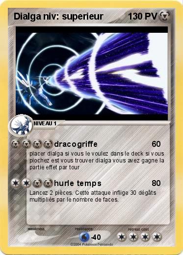 Pokemon Dialga niv: superieur 
