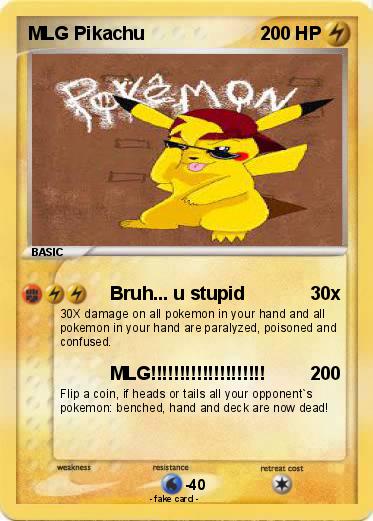 Pokemon MLG Pikachu