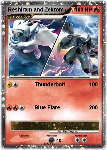 Pokemon Reshiram and Zekrom
