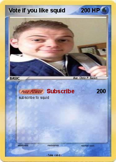 Pokemon Vote if you like squid