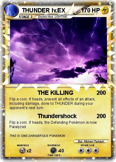 Pokemon THUNDER lv.EX
