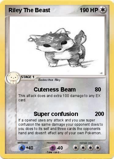 Pokemon Riley The Beast