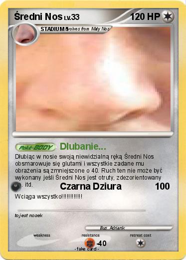 Pokemon Średni Nos