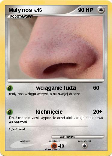 Pokemon Mały nos