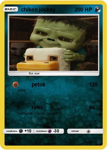 Pokemon chiken jockey