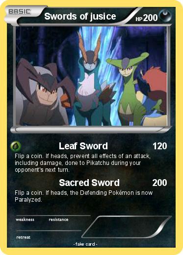 Pokemon Swords of jusice