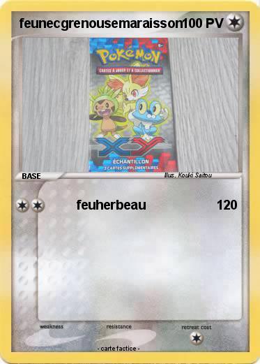 Pokemon feunecgrenousemaraisson