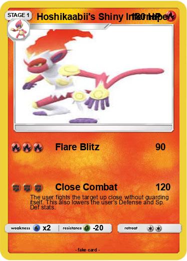 Pokemon Hoshikaabii's Shiny Infernape