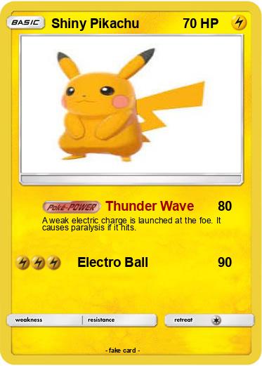 Pokemon Shiny Pikachu