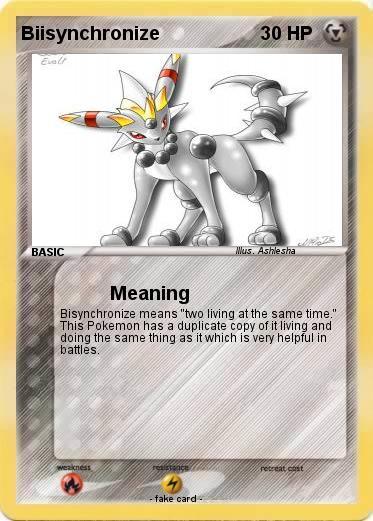 Pokemon Biisynchronize