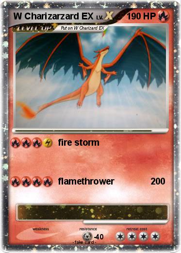 Pokemon W Charizarzard EX