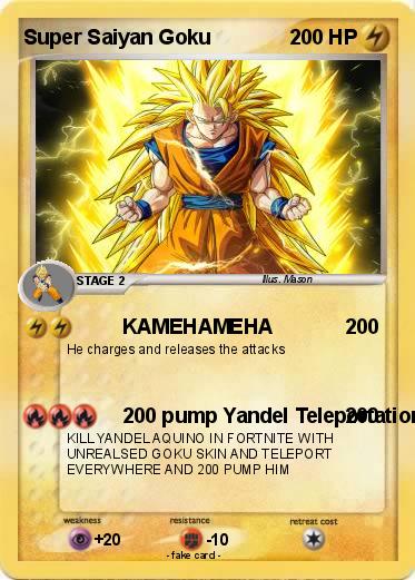 Pokemon Super Saiyan Goku