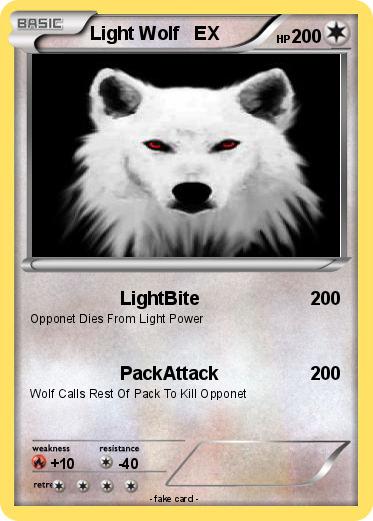Pokemon Light Wolf   EX