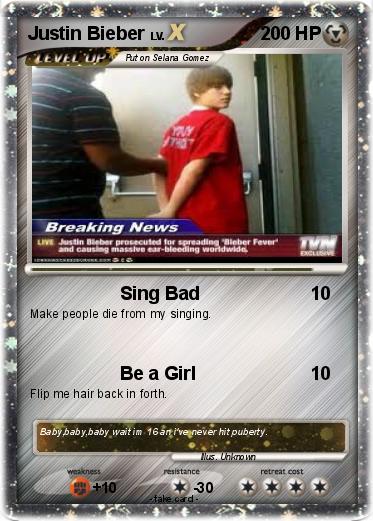 Pokemon Justin Bieber
