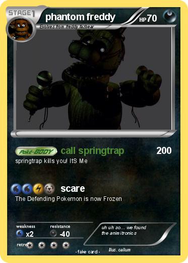 Pokemon phantom freddy