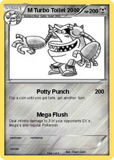 Pokemon M Turbo Toilet 2000