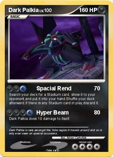 Pokemon Dark Palkia