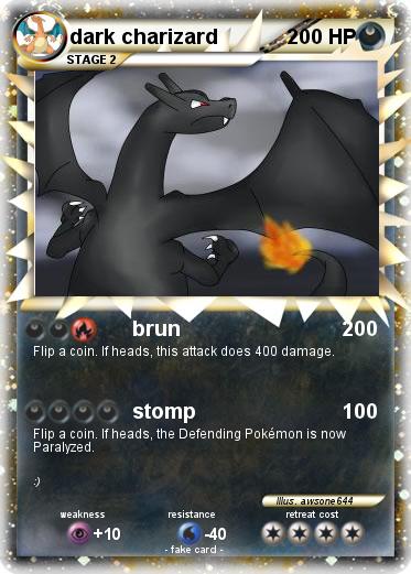 Pokemon dark charizard
