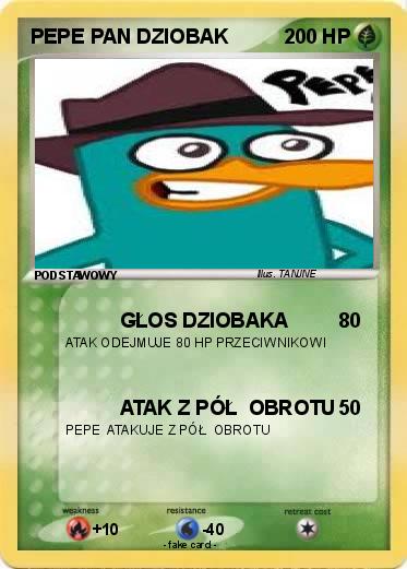 Pokemon PEPE PAN DZIOBAK