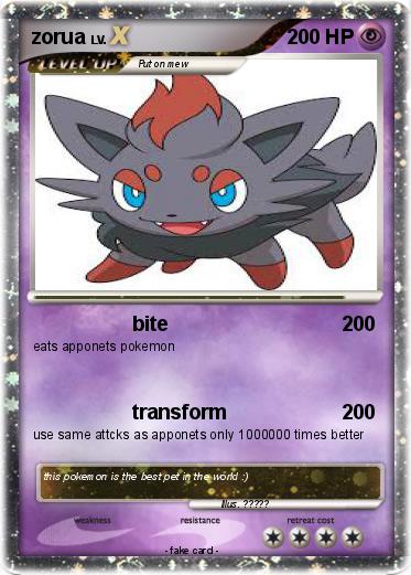 Pokemon zorua