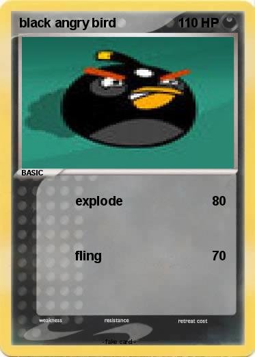 Pokemon black angry bird