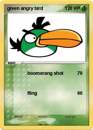 Pokemon green angry bird