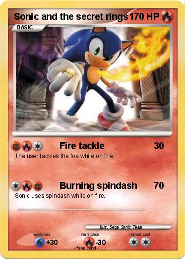 Pokemon Sonic and the secret rings