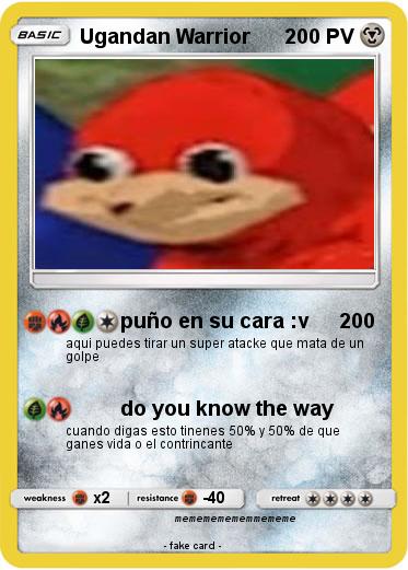 Pokemon Ugandan Warrior
