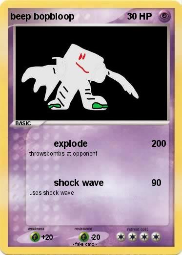 Pokemon beep bopbloop