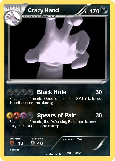 Pokemon Crazy Hand