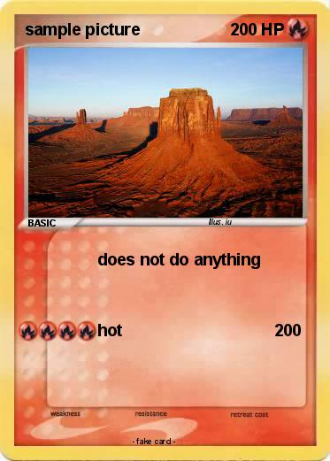 Pokemon sample picture