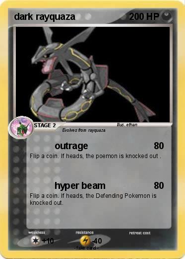 Pokemon dark rayquaza