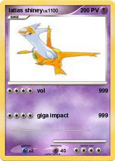 Pokemon latias shiney