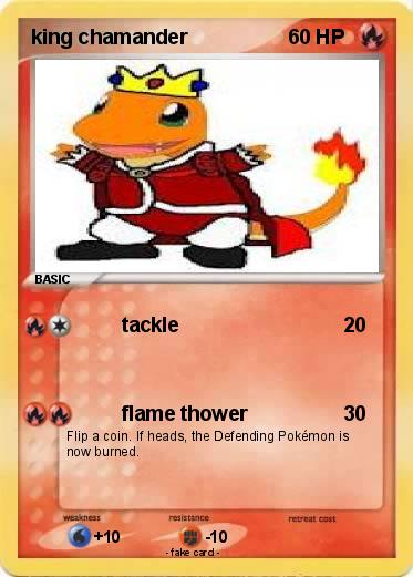 Pokemon king chamander