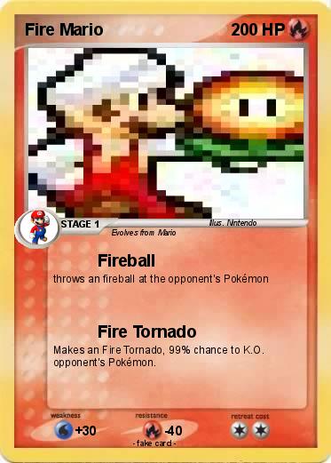 Pokemon Fire Mario