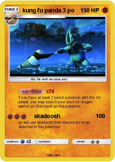 Pokemon kung fu panda 3 po